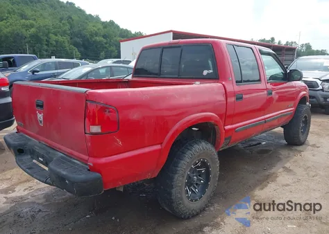 2002 Chevrolet S-10 Ls from USA, damaged, VIN 1GCDT13W52K115957